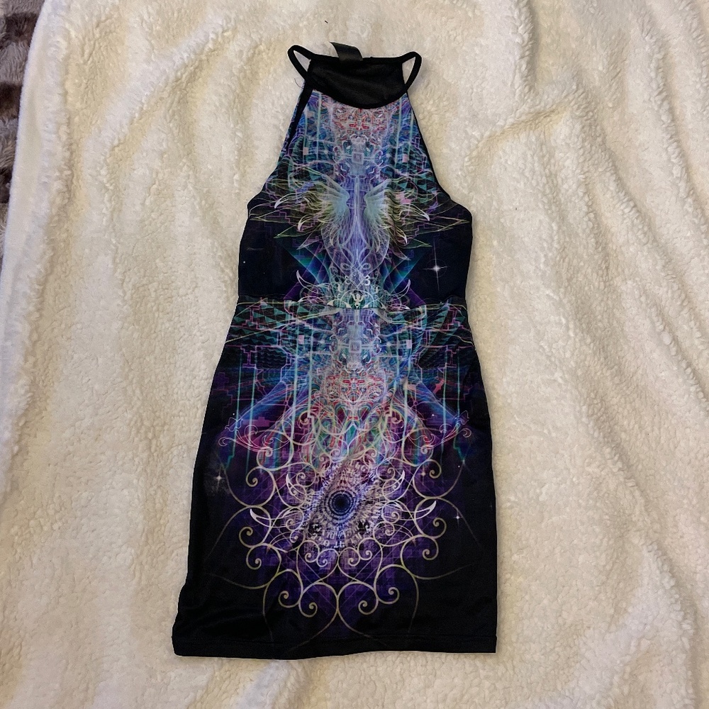 Trippy sexy tight dress